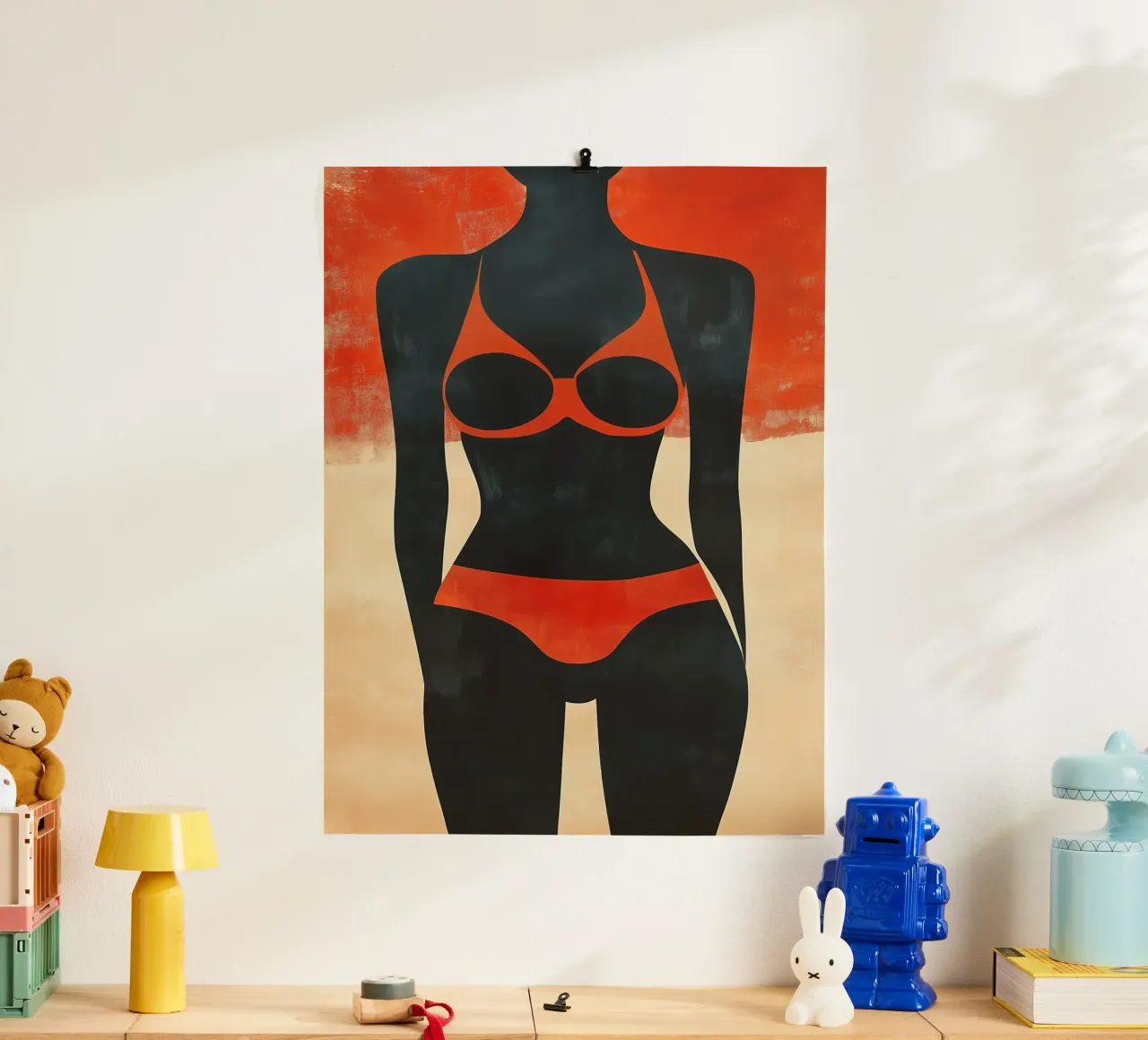 Perfekter Bikini-Strand-Körper Poster von Autofocus