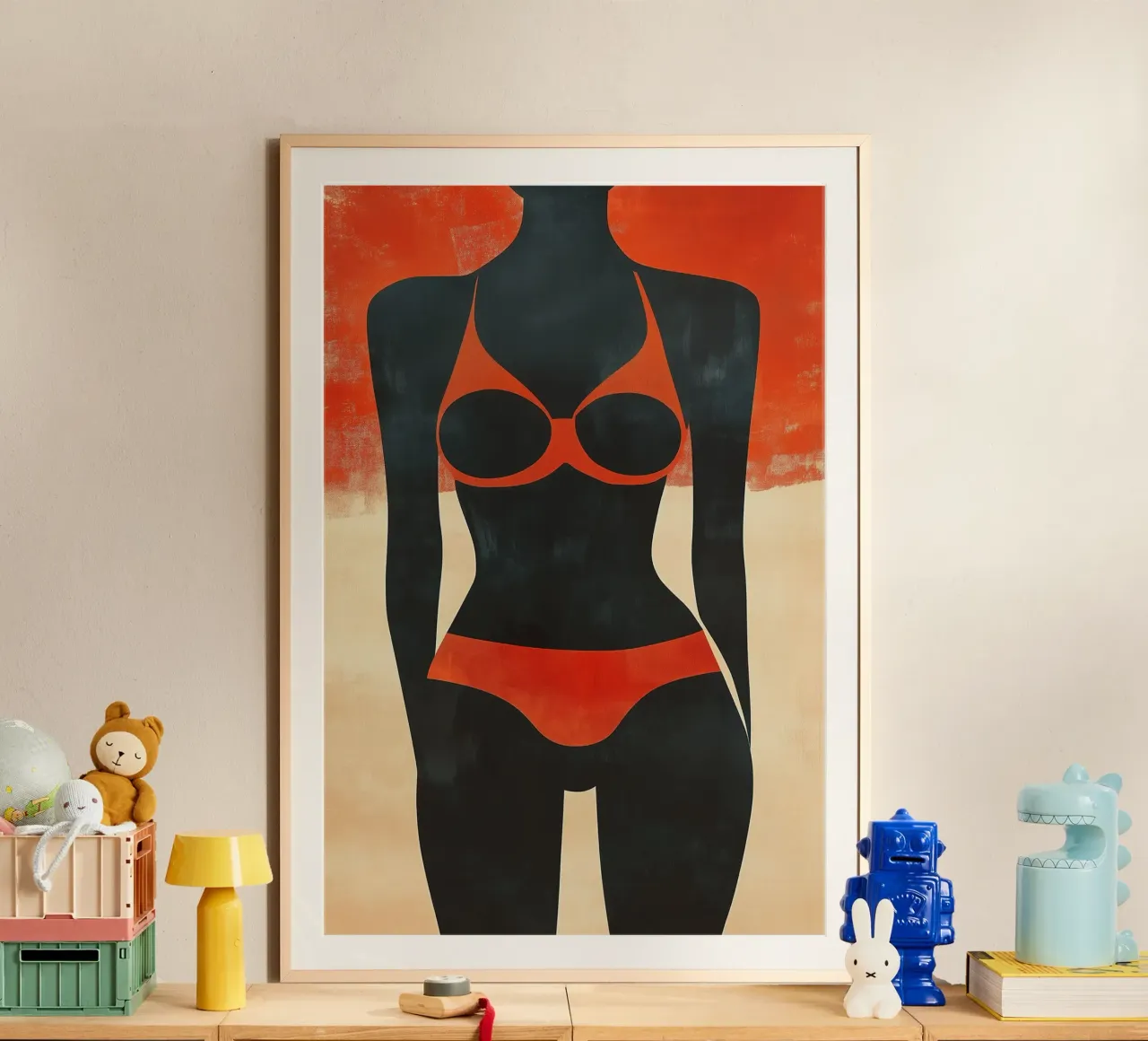 Perfekter Bikini-Strand-Körper Poster von Autofocus
