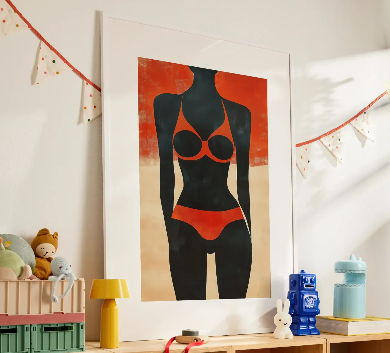 Perfekter Bikini-Strand-Körper Poster von Autofocus