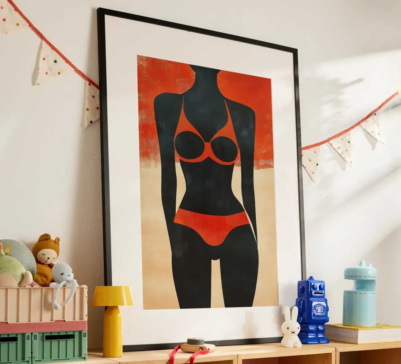 Perfekter Bikini-Strand-Körper Poster von Autofocus