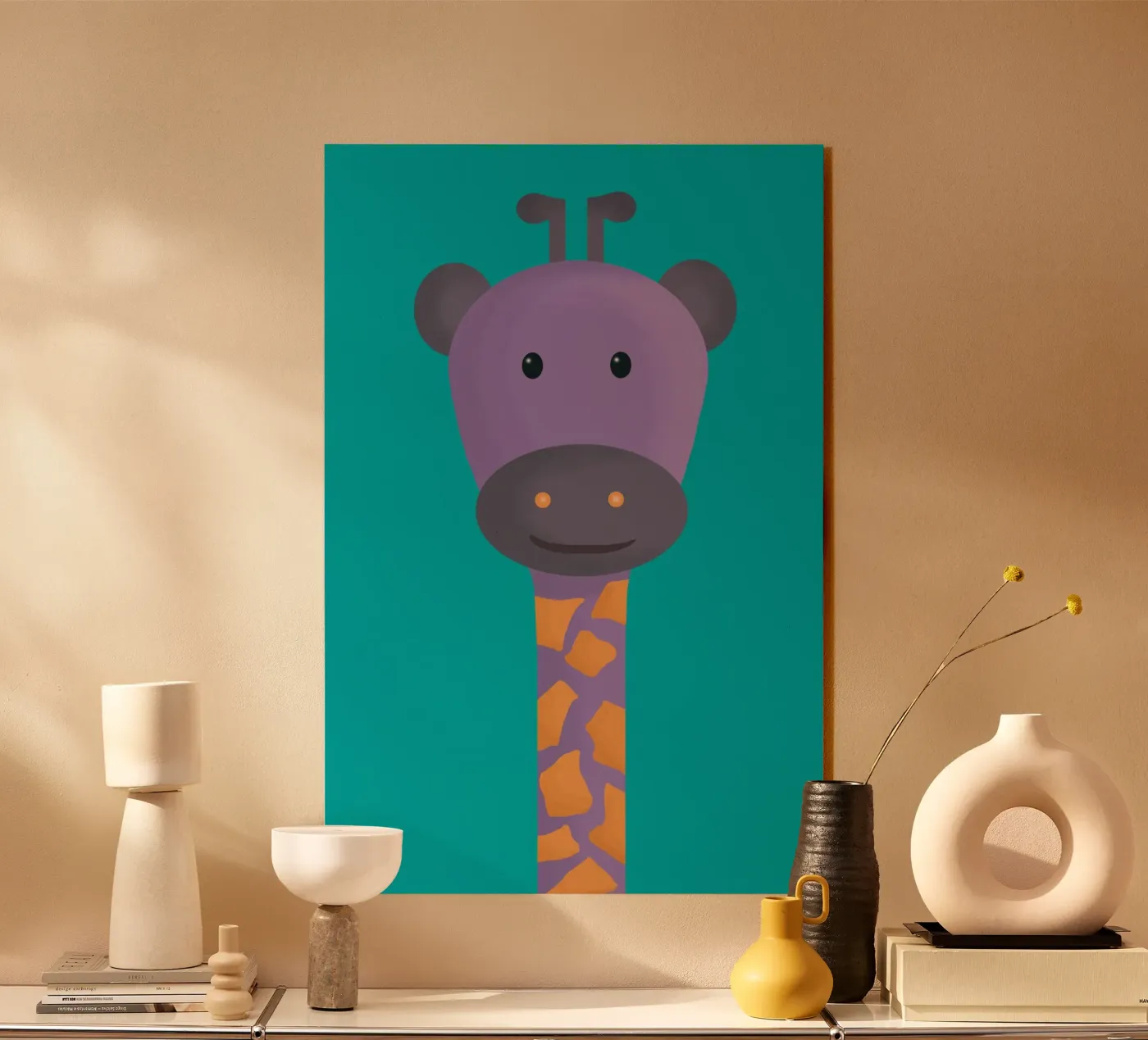 girafe plexiglas de alexiableu