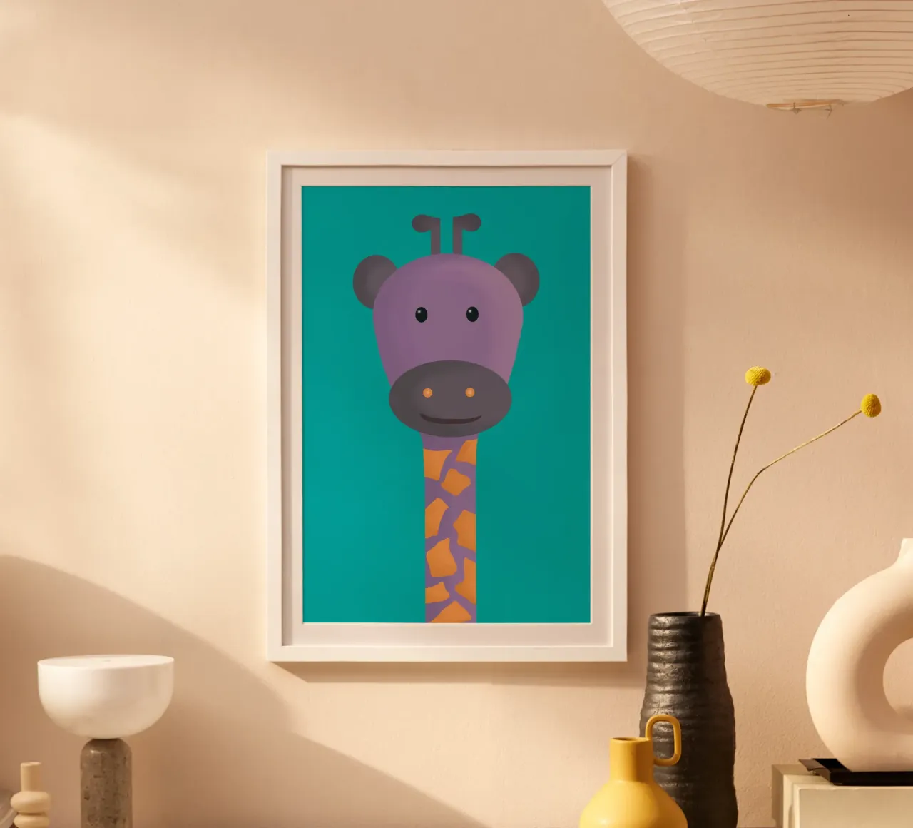 girafe poster da alexiableu