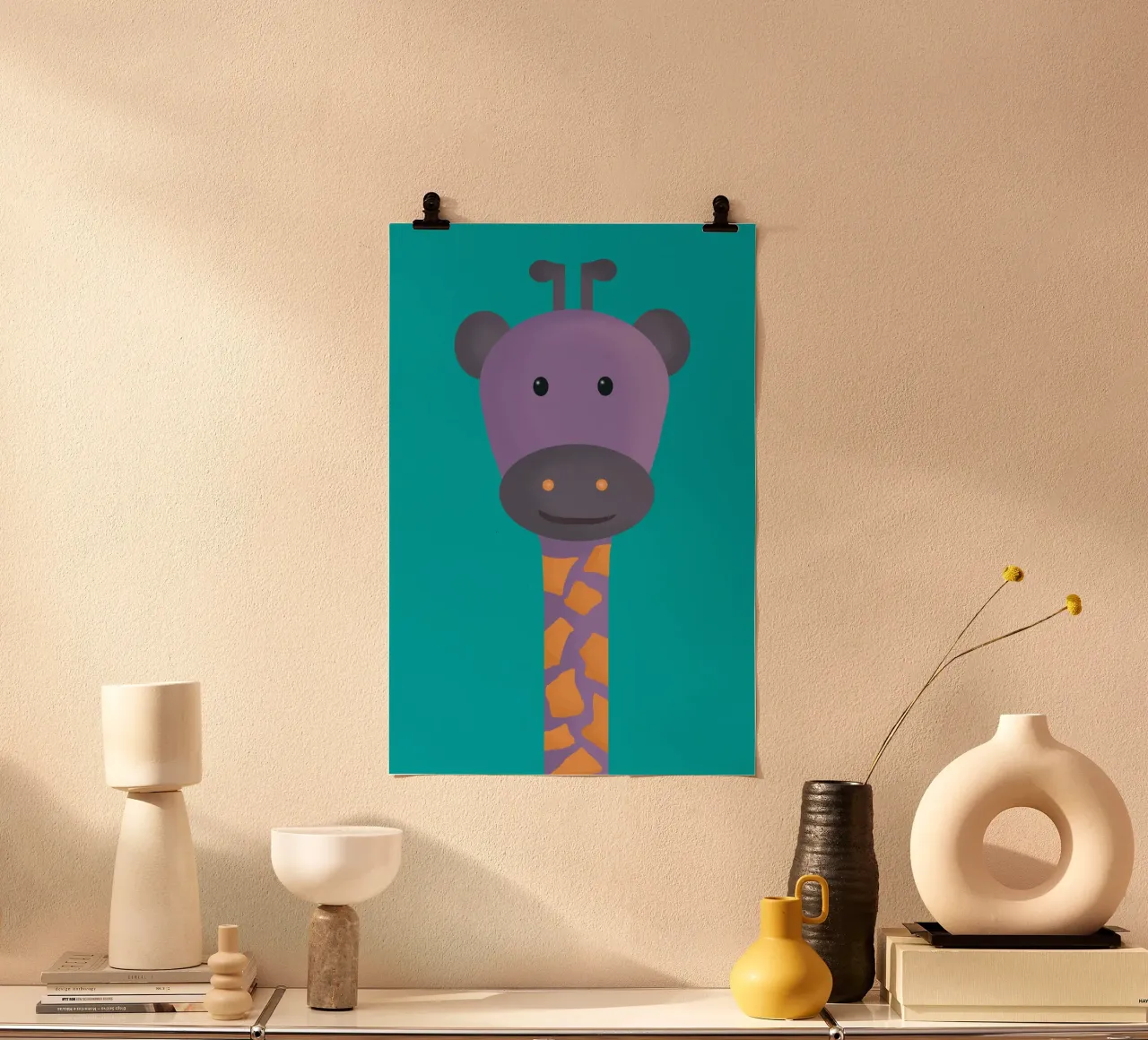 girafe poster da alexiableu