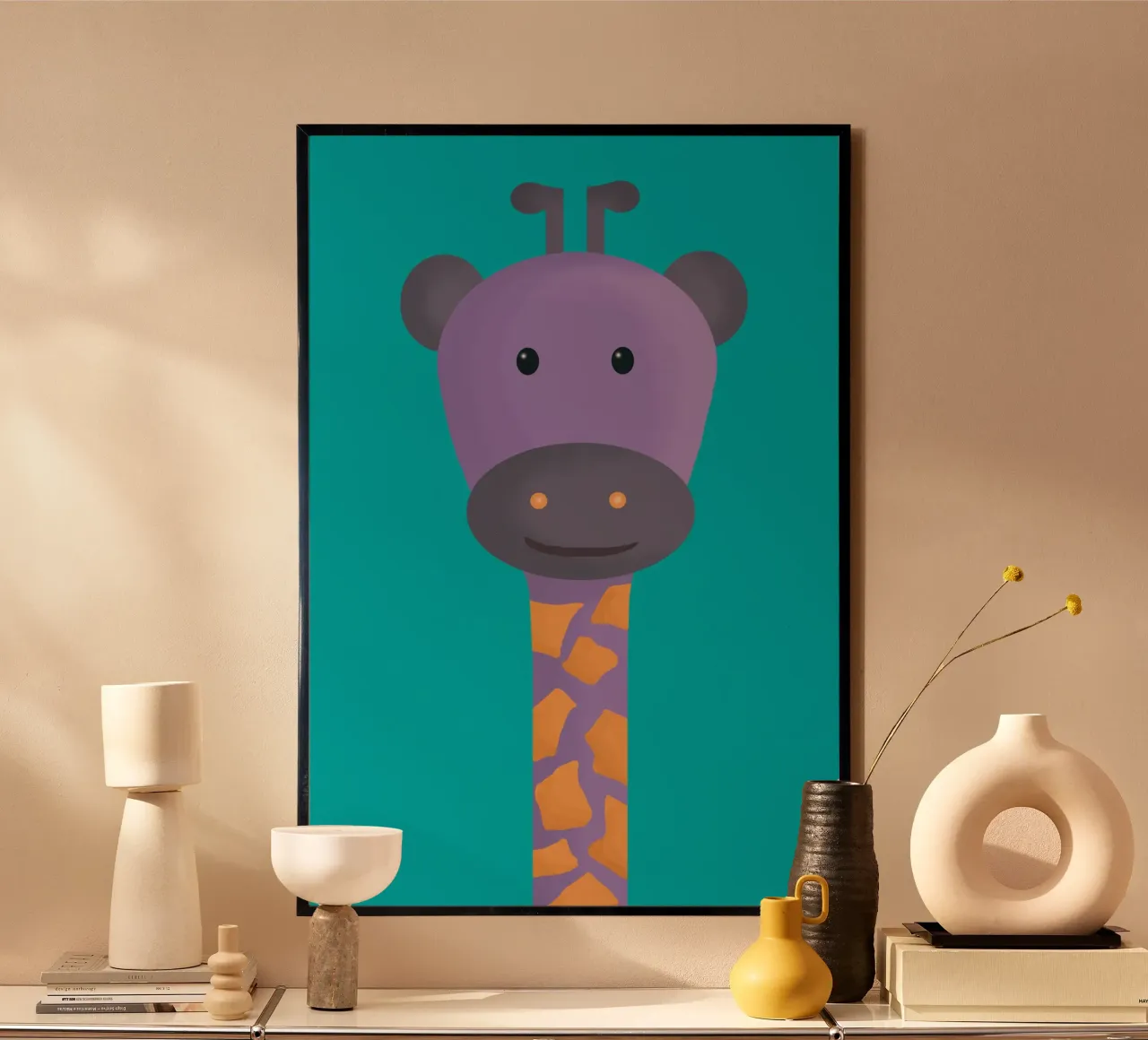 girafe poster da alexiableu