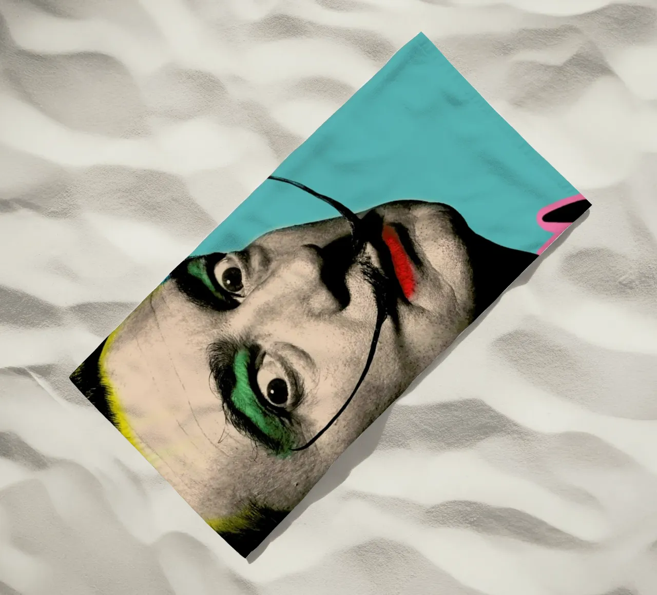 Salvador Dali beach towel by Mark Ashkenazi