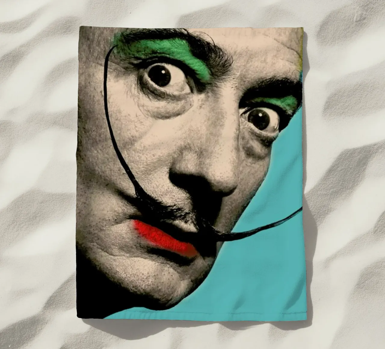 Salvador Dali beach towel by Mark Ashkenazi