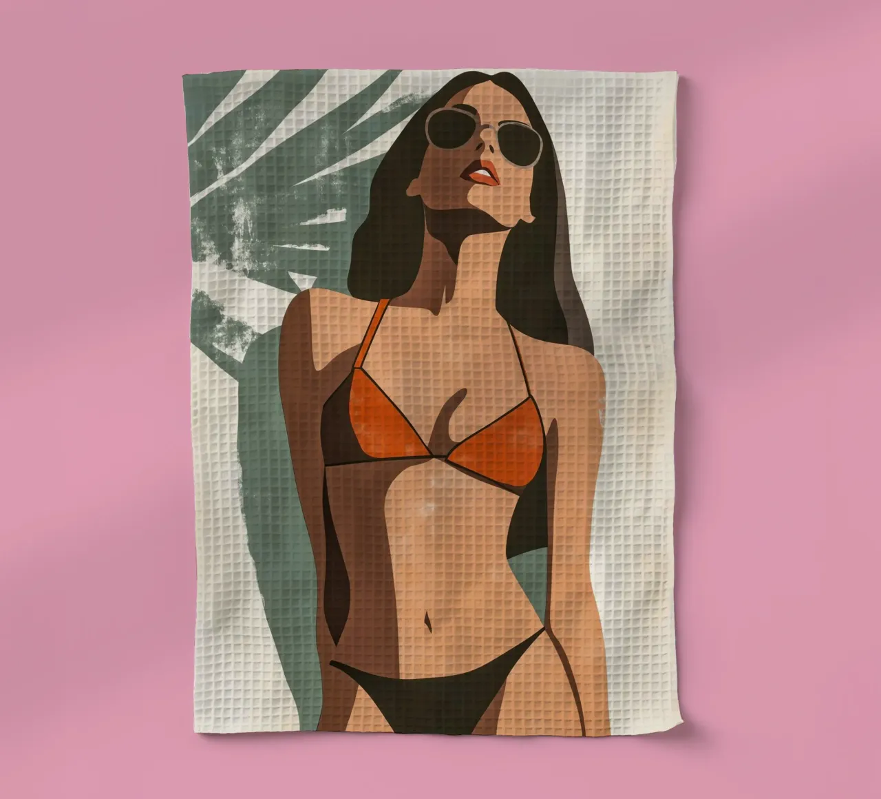 Corpo bikini da spiaggia in stile femminile Boho canovaccio da cucina da Autofocus