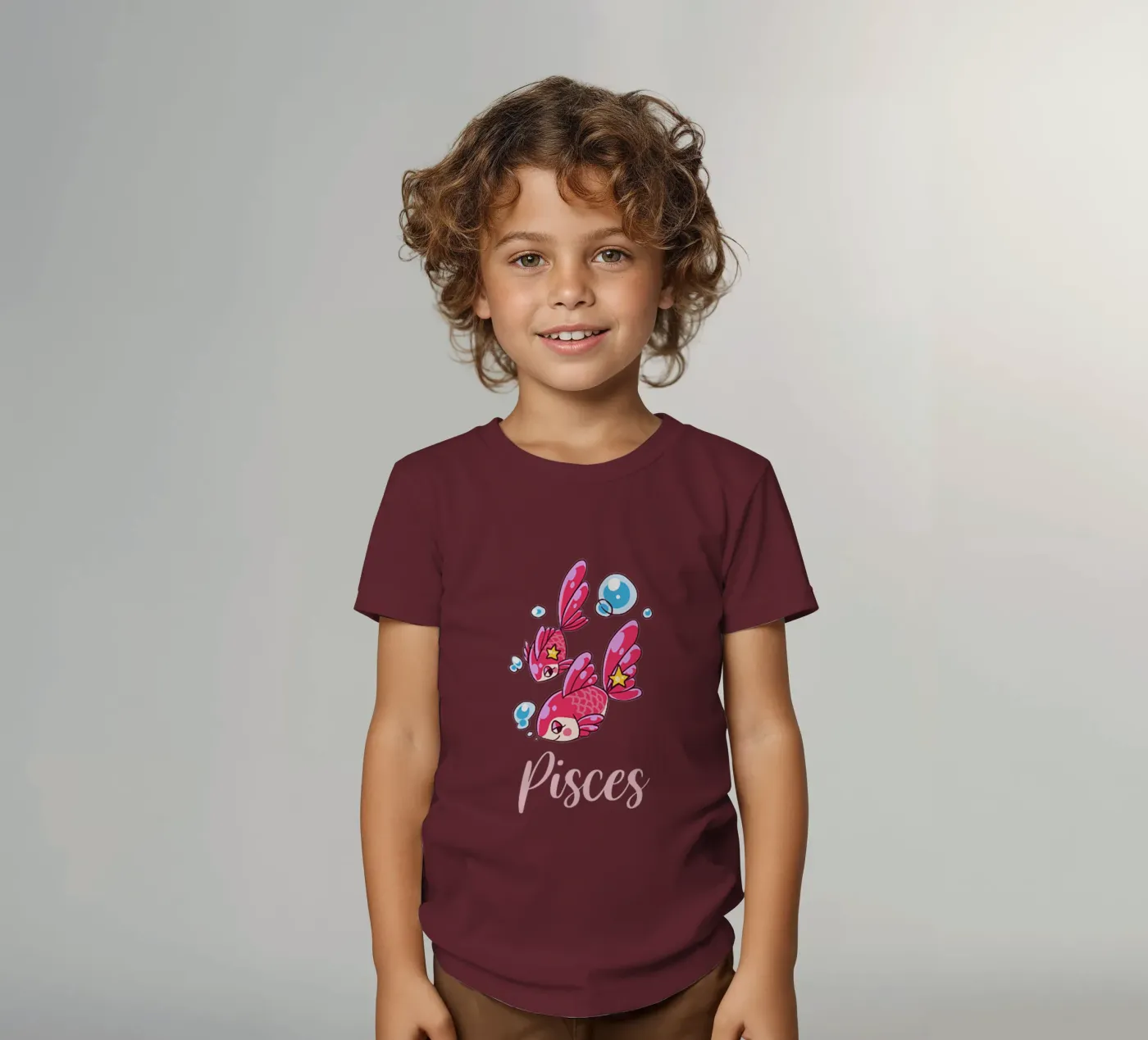 Pisces t-shirt bambini da Kiroiharu
