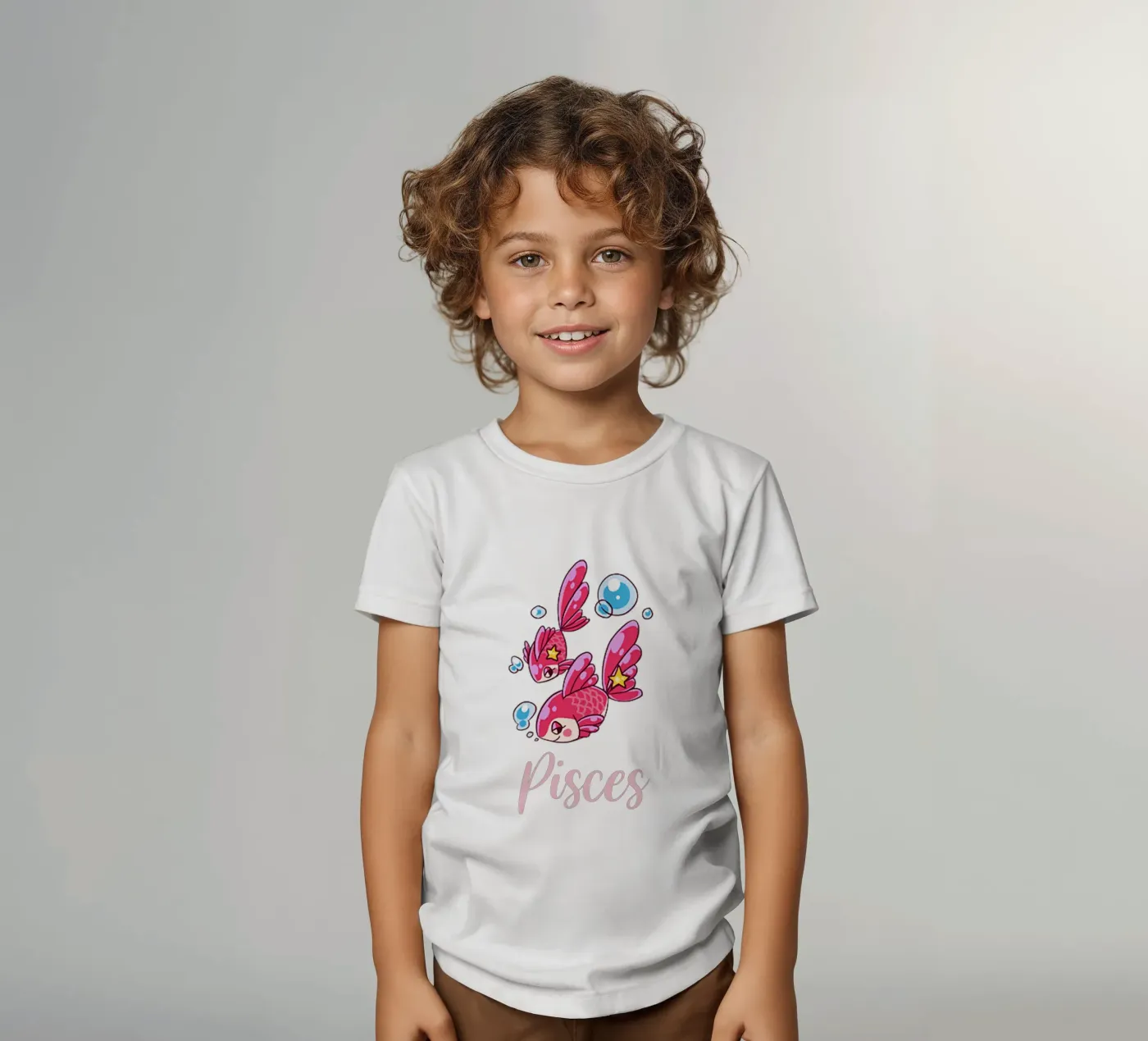 Pisces t-shirt bambini da Kiroiharu