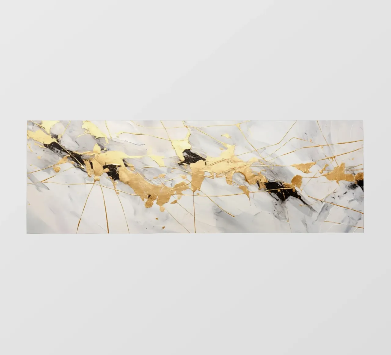 ABSTRAKTE KUNST Spruzzi d'oro carta da parati fotografica da Melanie Viola