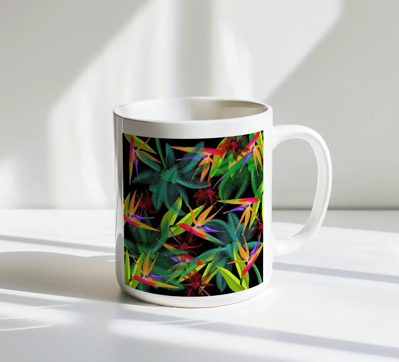 Bird of paradise tazza in ceramica da Mark Ashkenazi