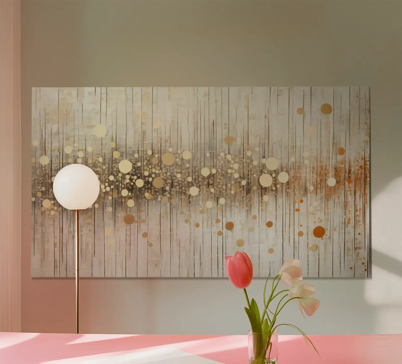 ABSTRATTI KUNST Eleganz poster con telaio in plastica da Melanie Viola