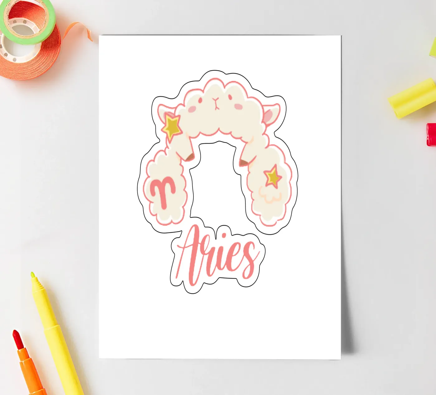 Aries sticker sheet by Kiroiharu