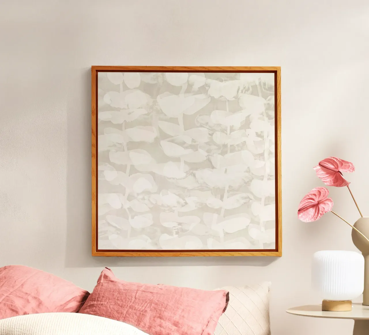 floralesque - neutral plexiglass da IRIS LEHNHARDT FINE ART