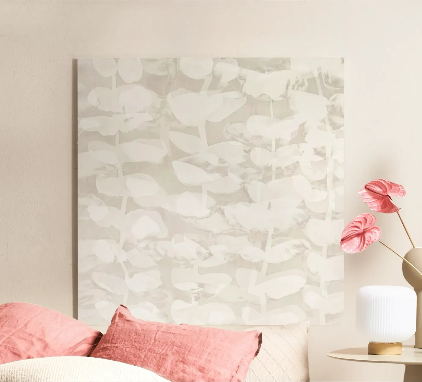 floralesque - neutral plexiglas de IRIS LEHNHARDT FINE ART