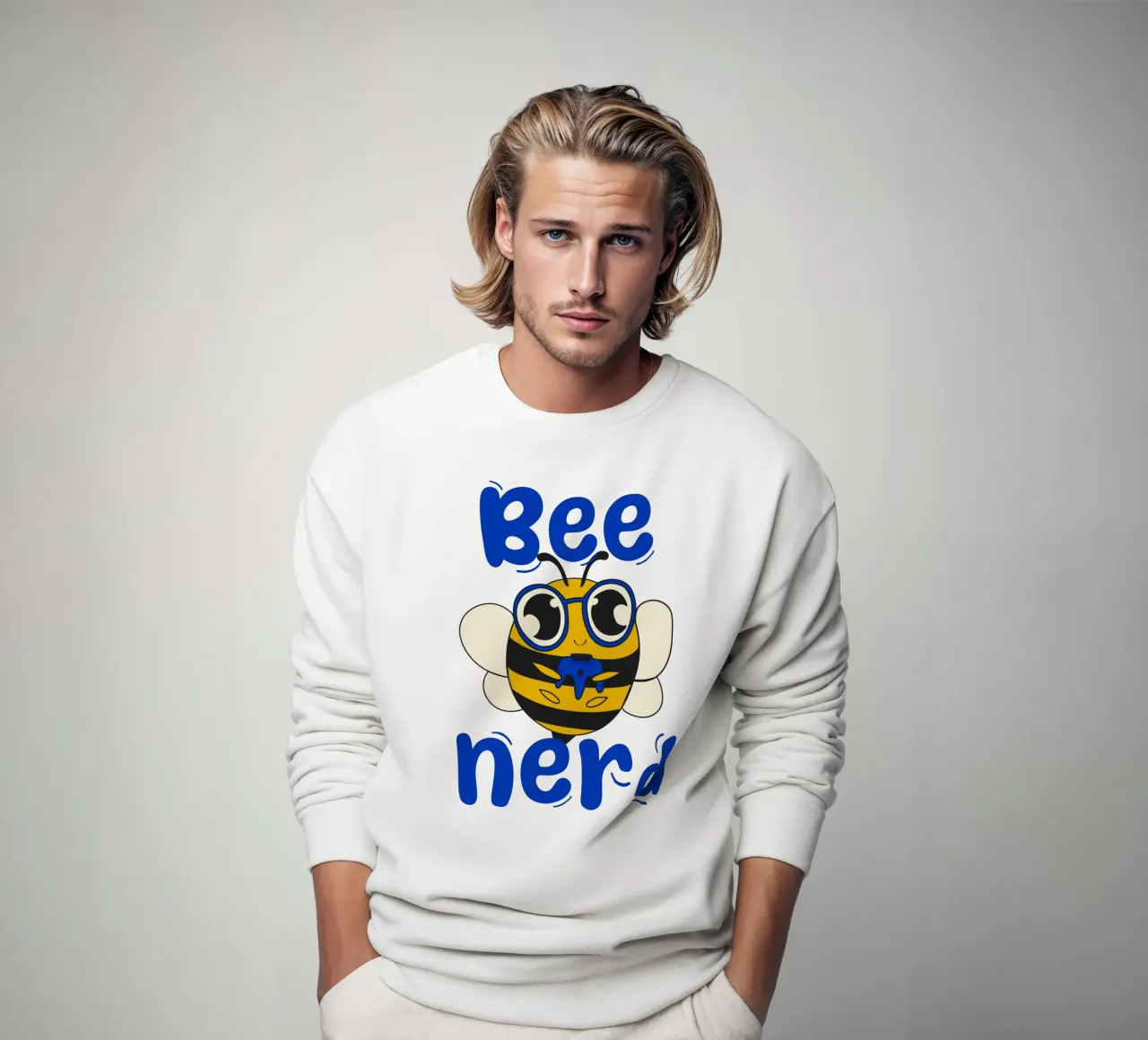 Ape Nerd felpa da Loobs