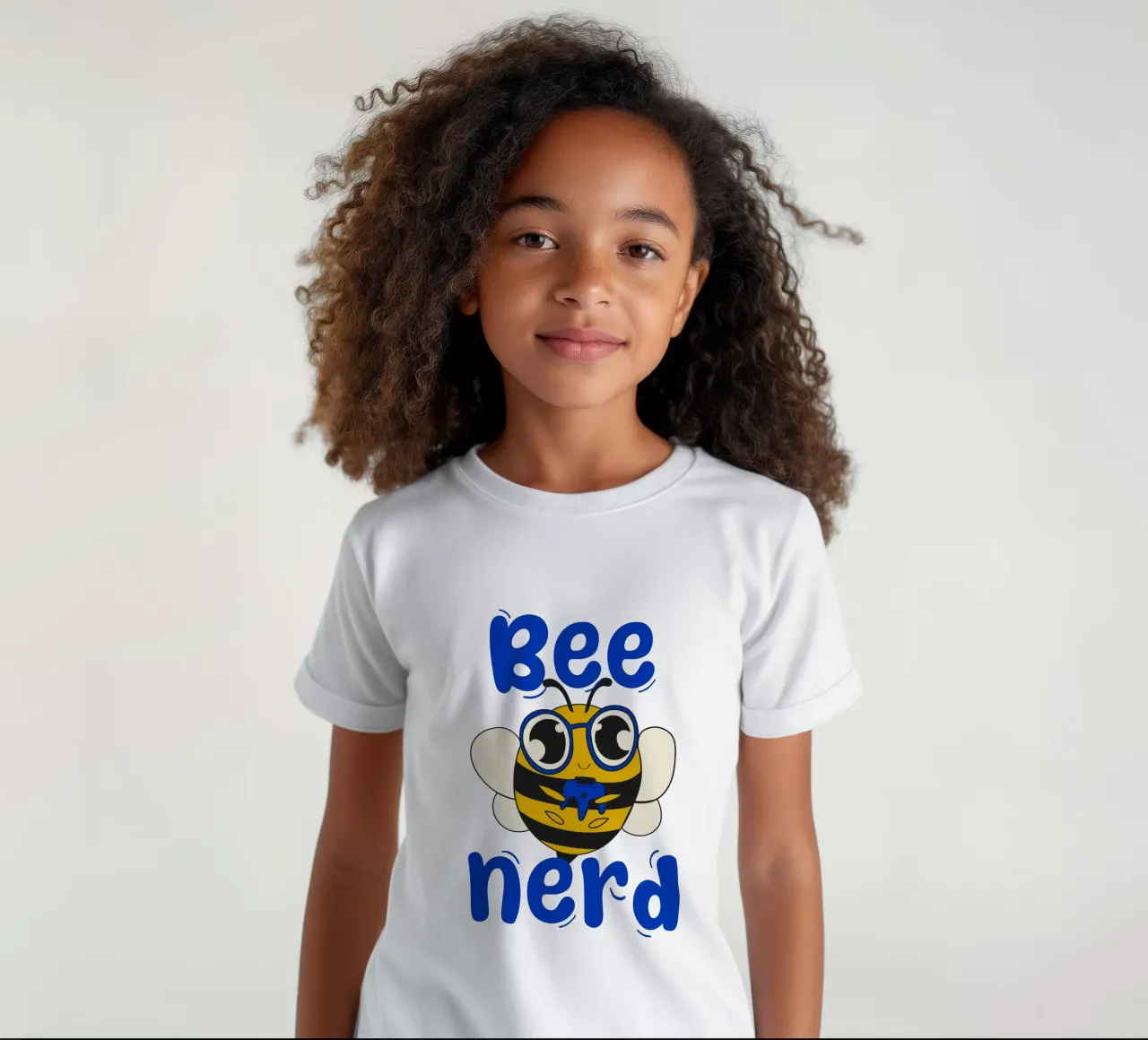 Bee Nerd kinder t-shirt van Loobs