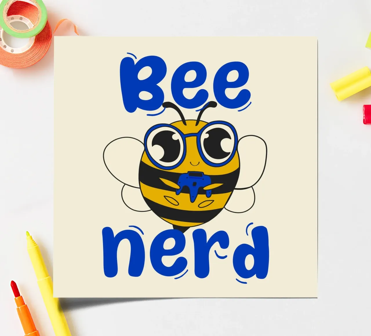 Bee Nerd sticker sheet by Loobs