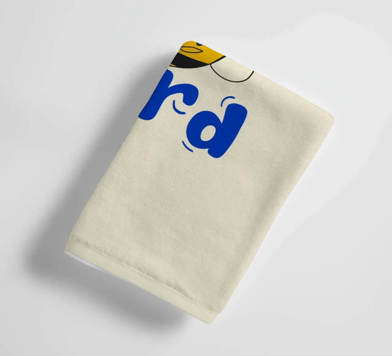 Bee Nerd badhanddoek van Loobs