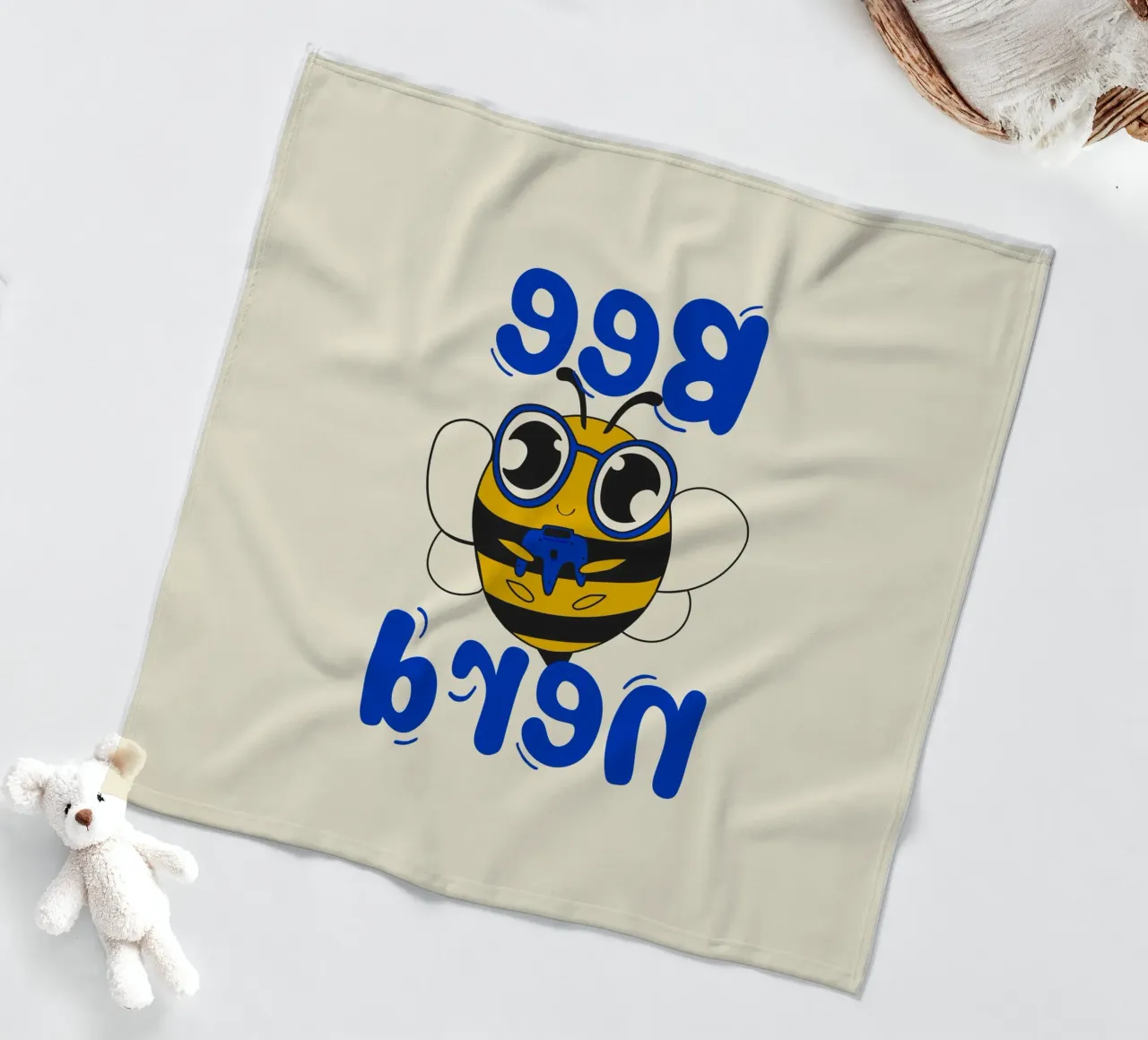Bee Nerd fleecedeken van Loobs