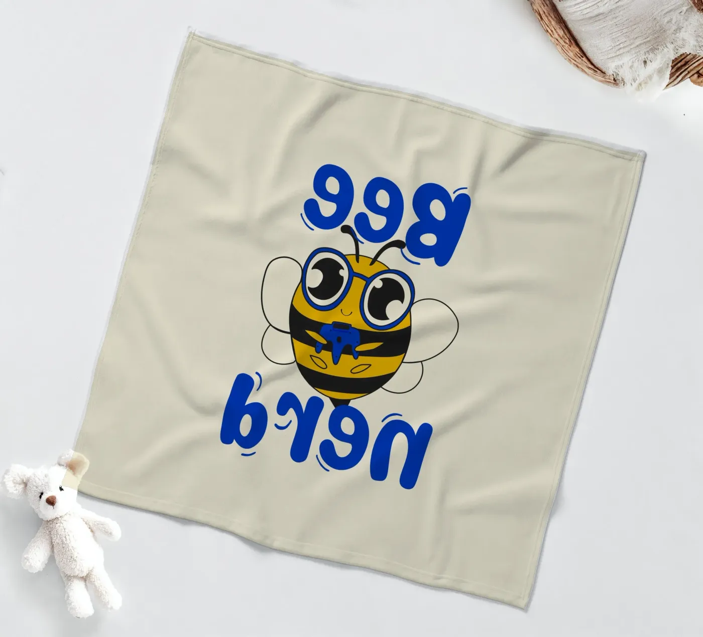 Bee Nerd fleecedeken van Loobs