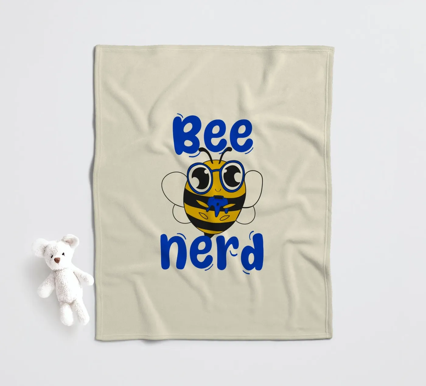Bee Nerd fleecedeken van Loobs