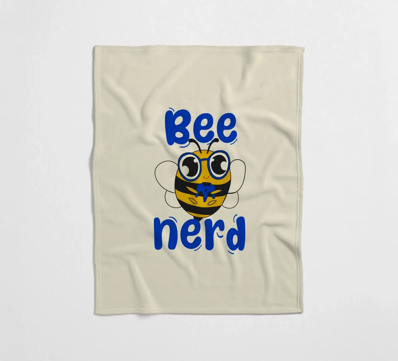 Bee Nerd fleecedeken van Loobs