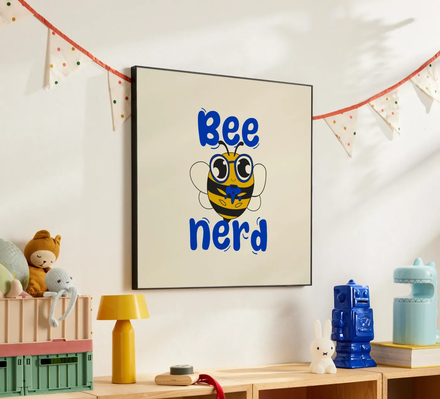 Bee Nerd forex-plaat van Loobs