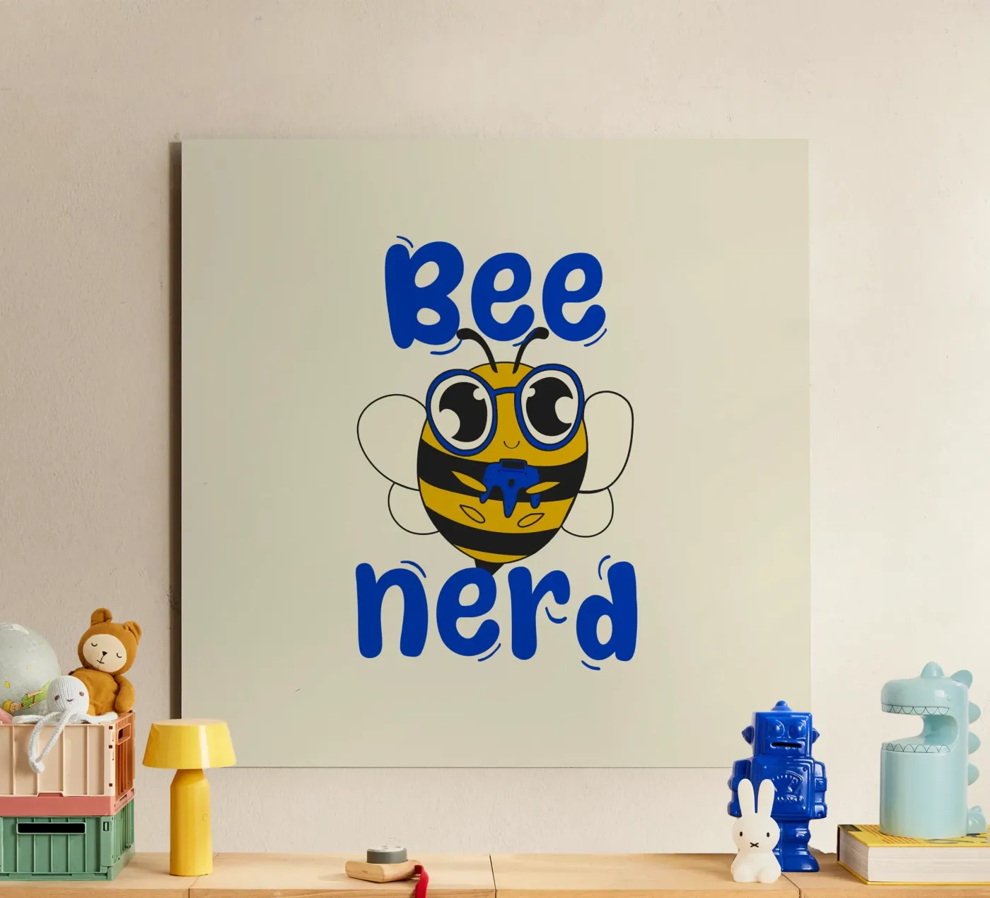 Bee Nerd forex-plaat van Loobs