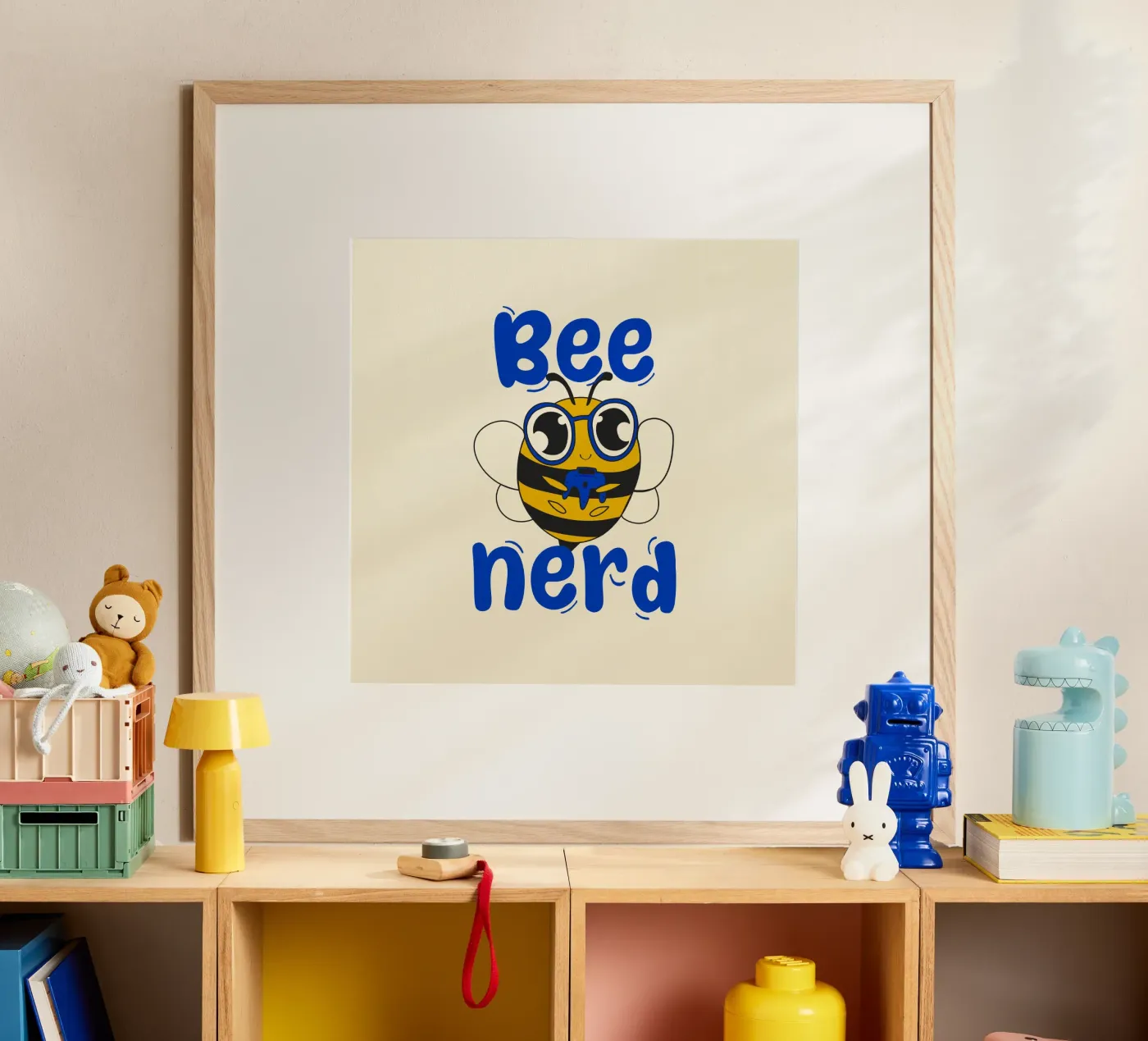 Bee Nerd poster van Loobs