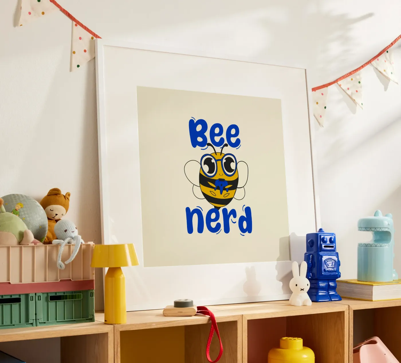 Bee Nerd poster van Loobs