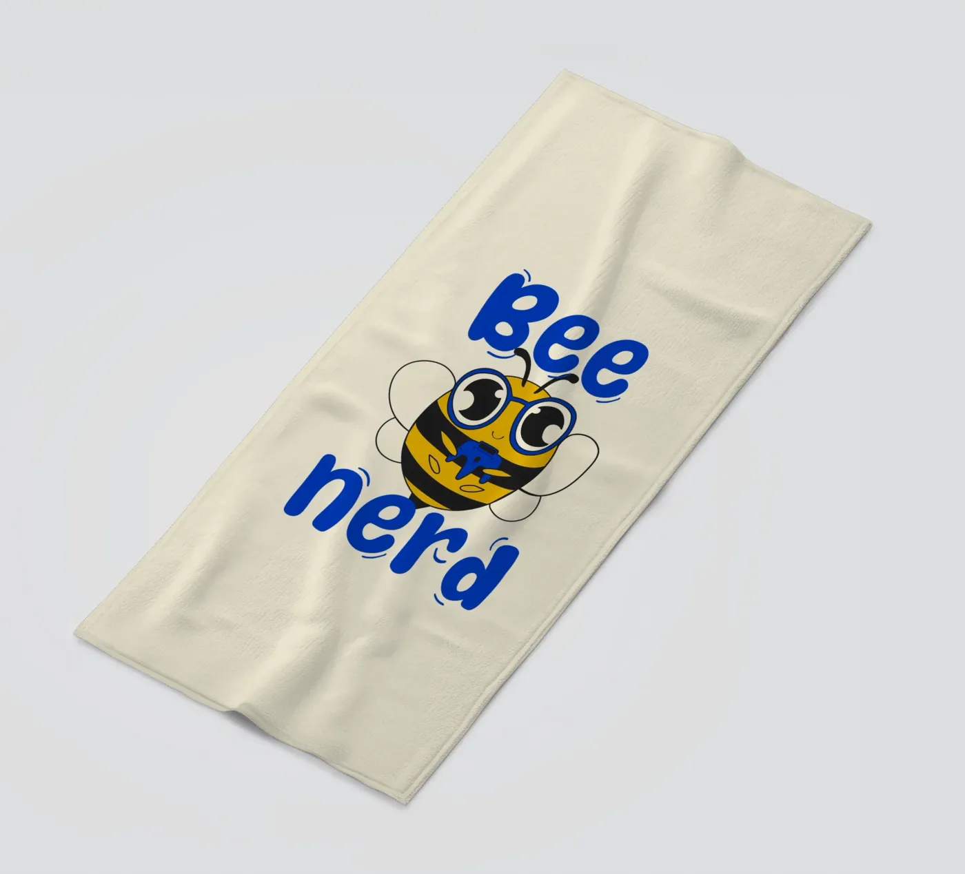 Bee Nerd beach towel by Loobs