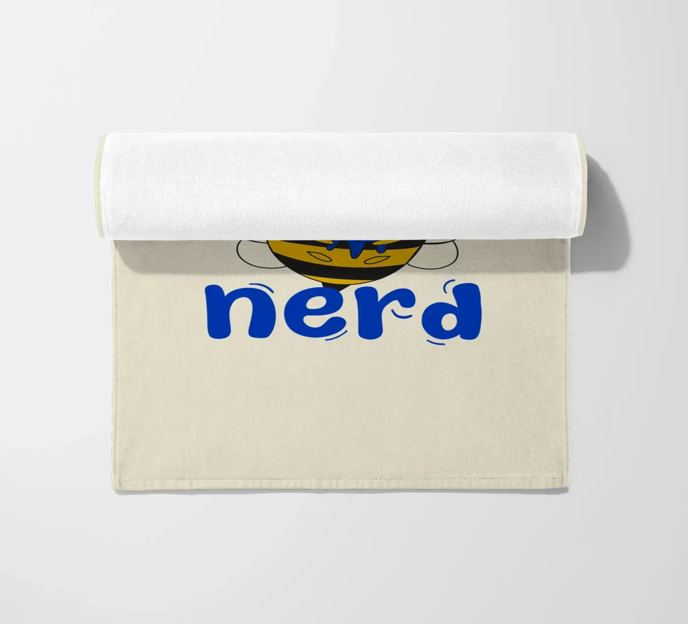 Bee Nerd beach towel by Loobs