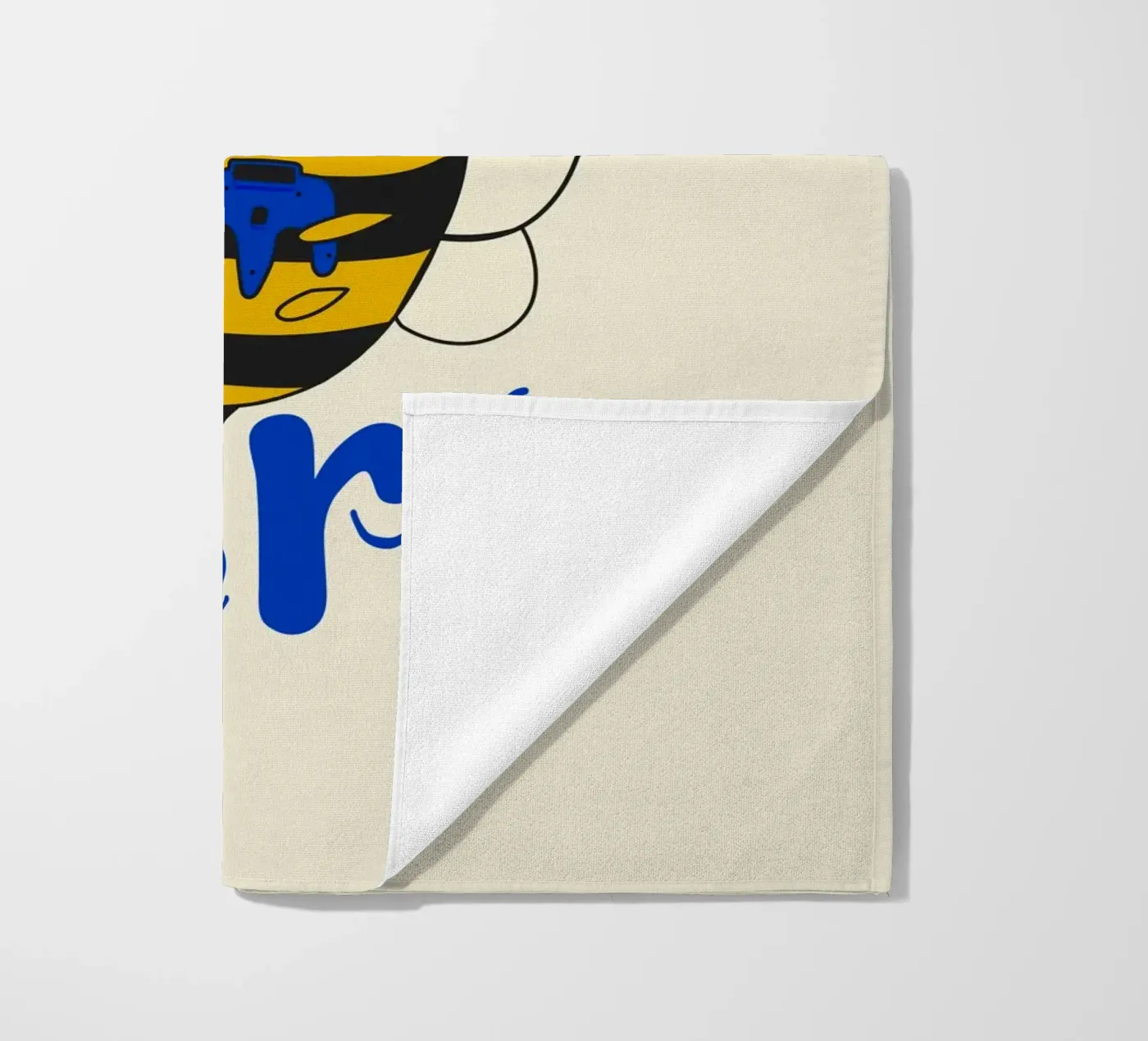 Bee Nerd beach towel by Loobs