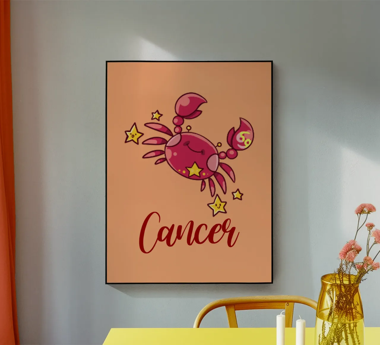 Cancer acrylic glass by Kiroiharu