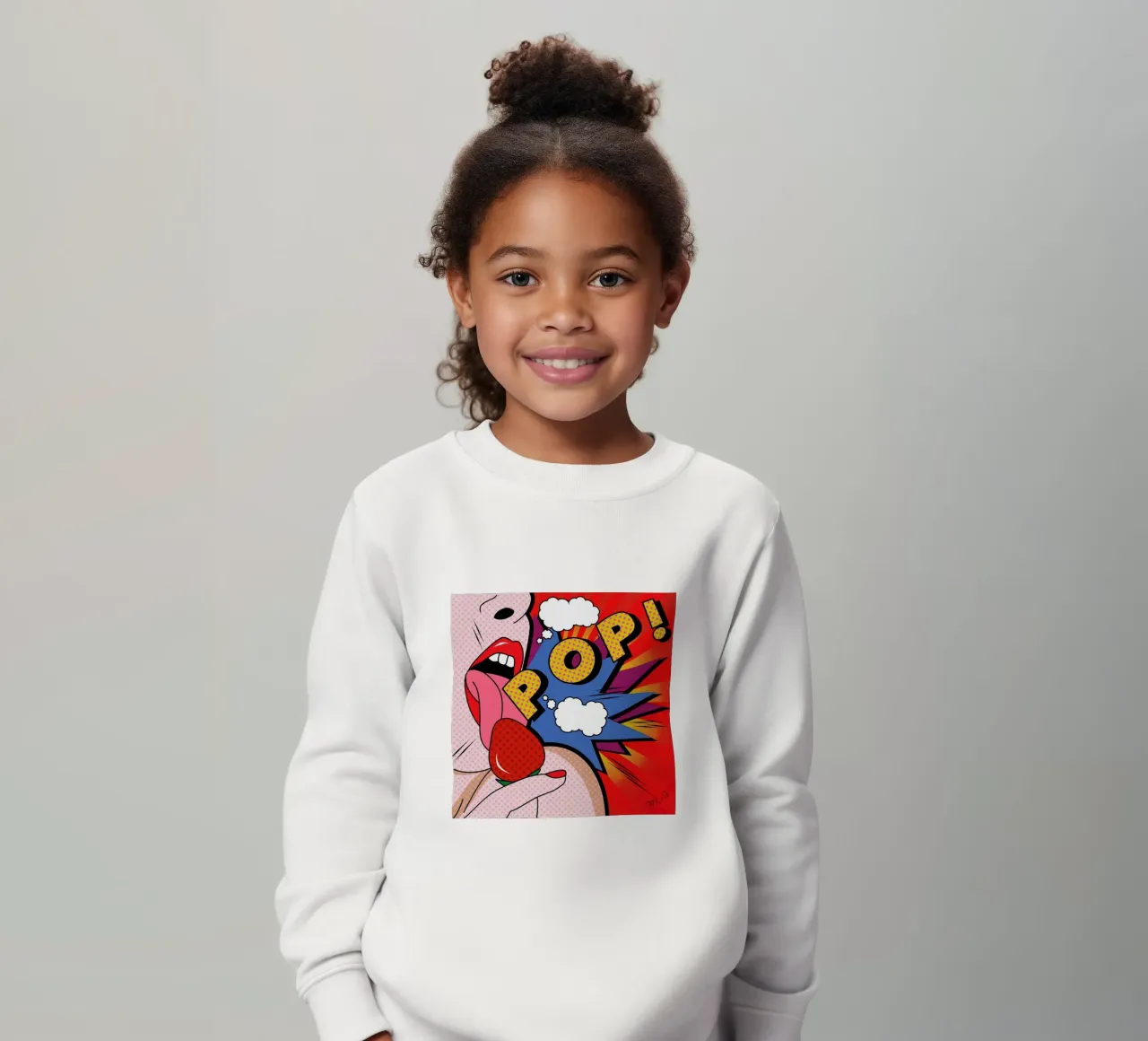 Pop kids sweatshirt by Mark Ashkenazi