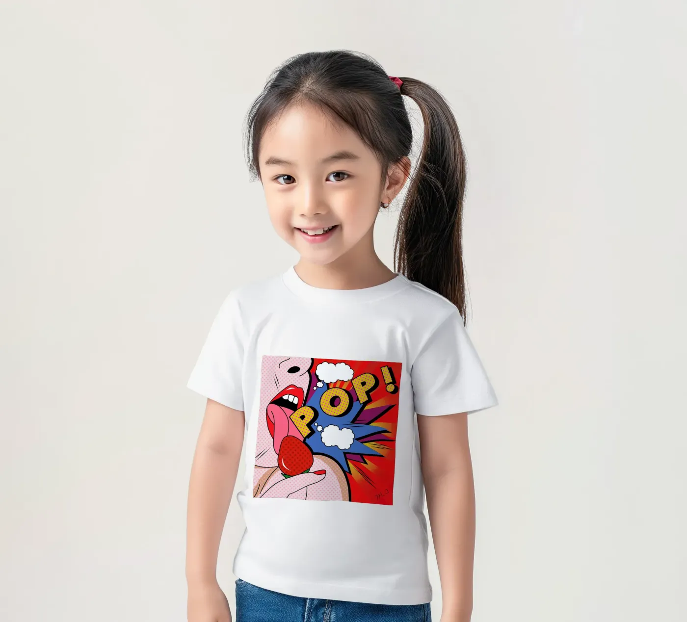 Pop kinder t-shirt van Mark Ashkenazi