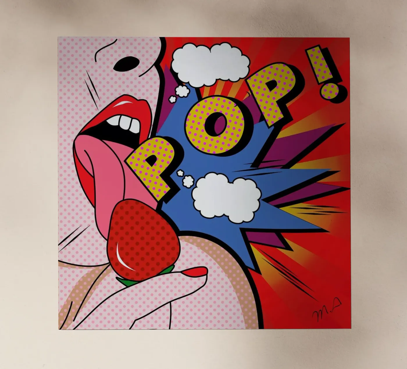 Pop backlit folie van Mark Ashkenazi