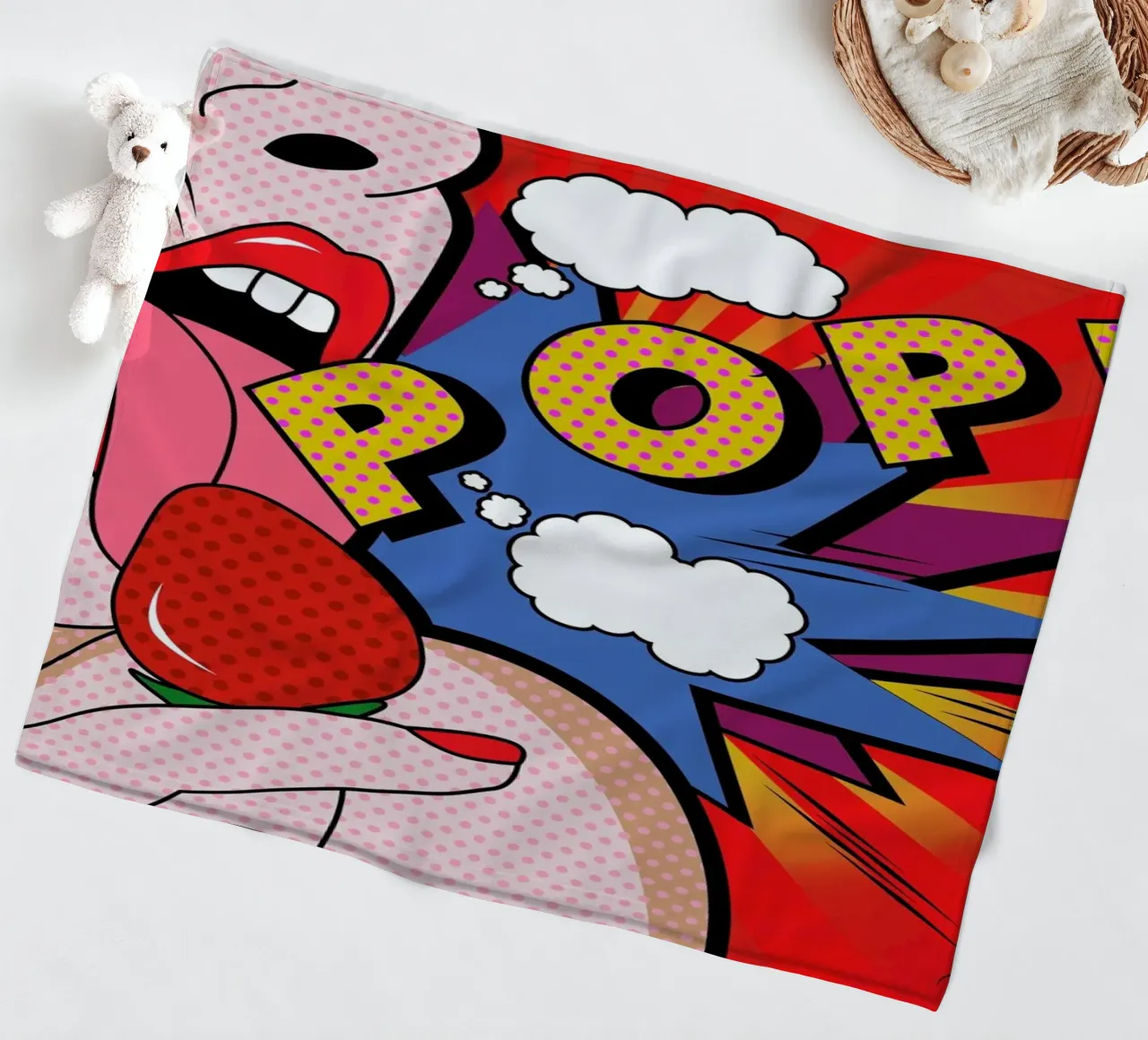 Pop Fleecedecke von Mark Ashkenazi