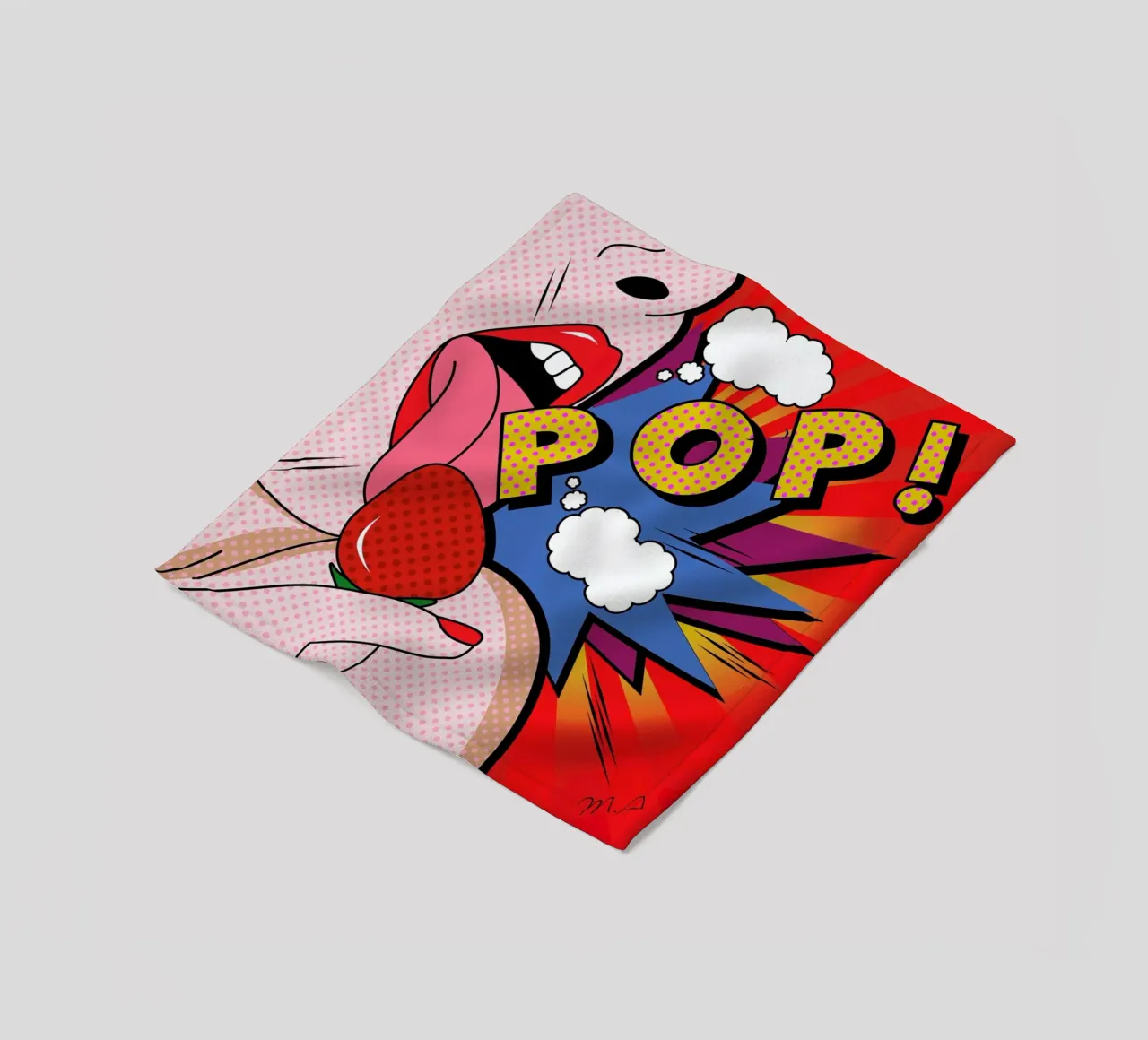 Pop Fleecedecke von Mark Ashkenazi