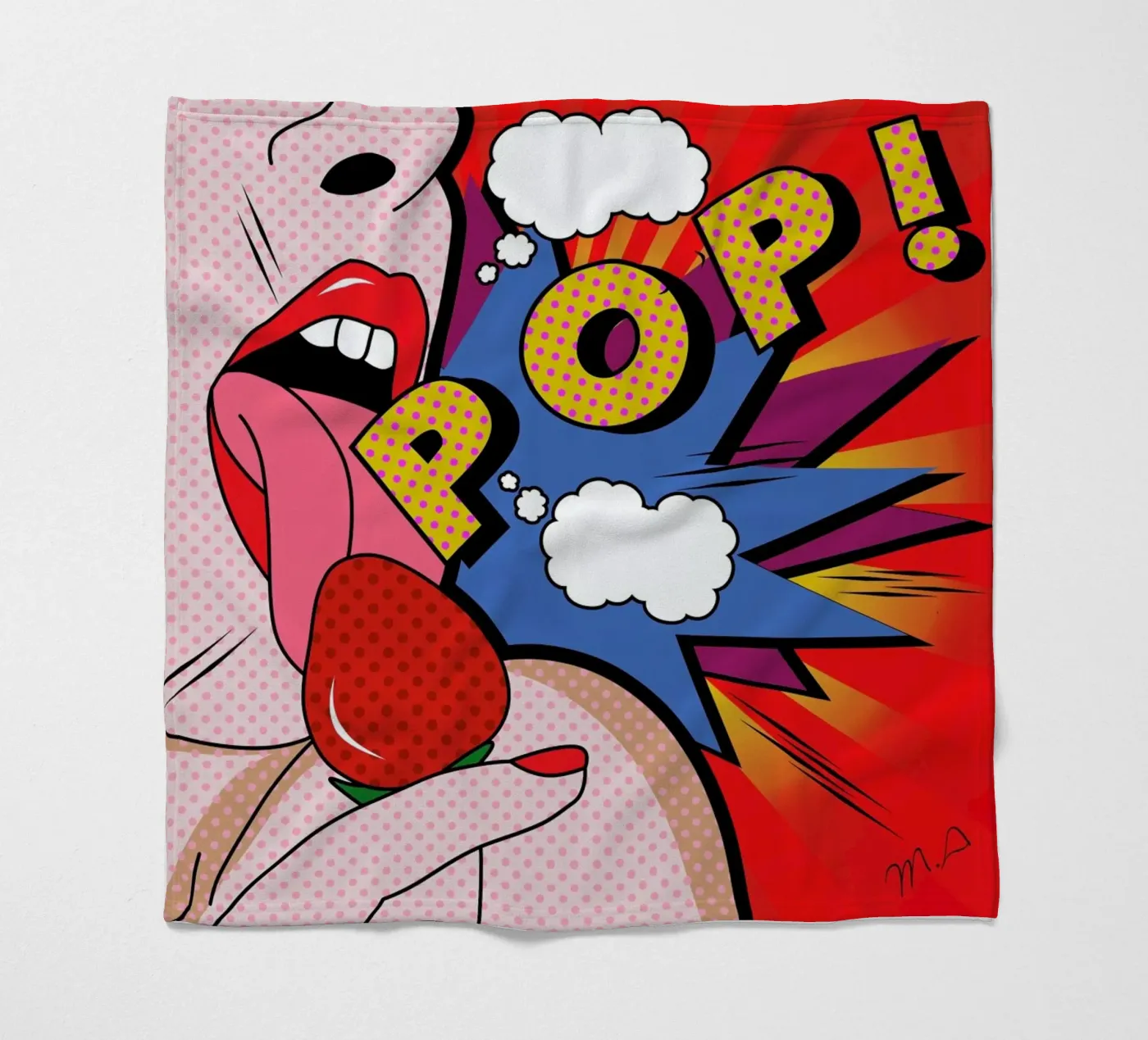 Pop fleecedeken van Mark Ashkenazi