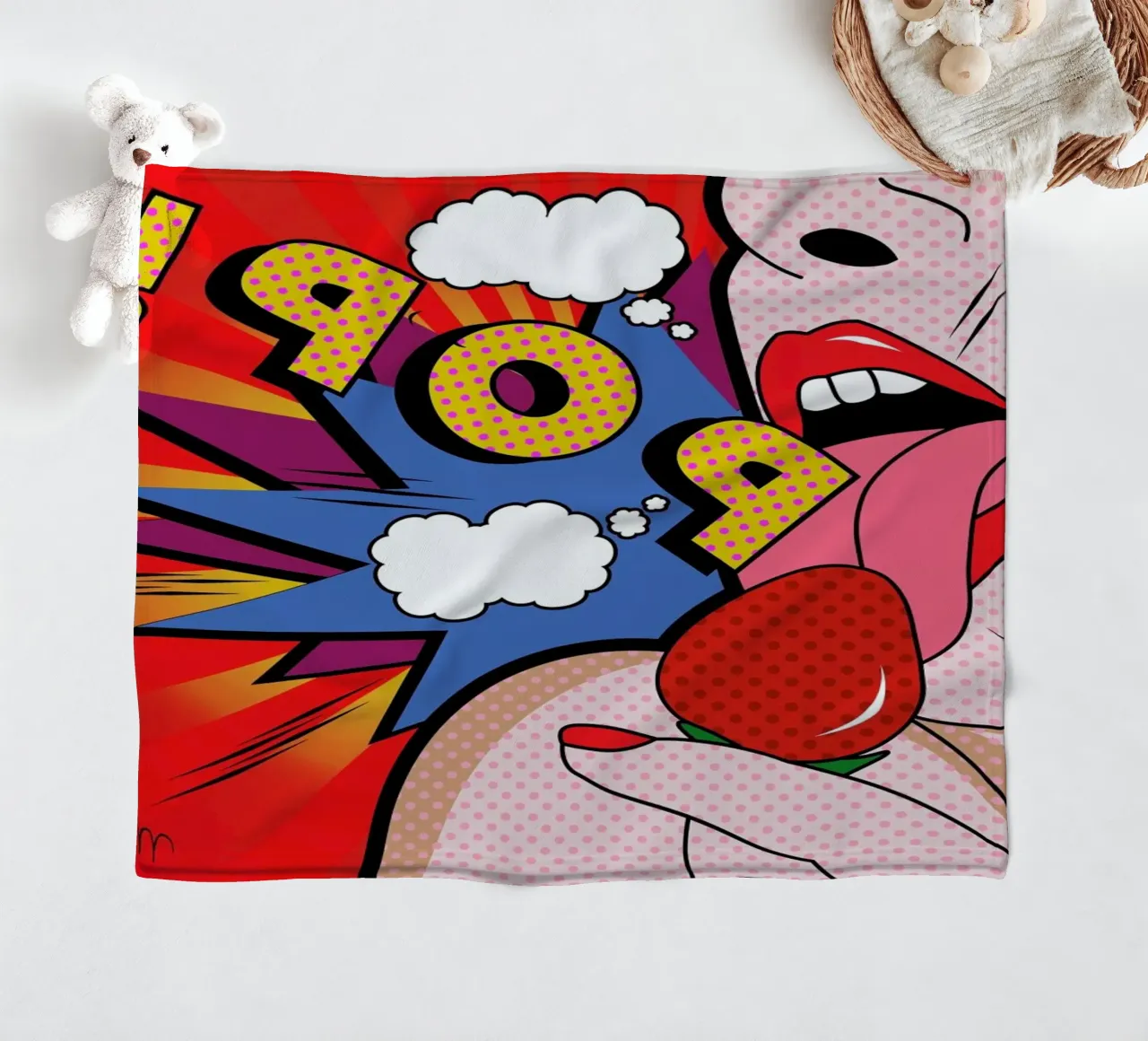 Pop Fleecedecke von Mark Ashkenazi