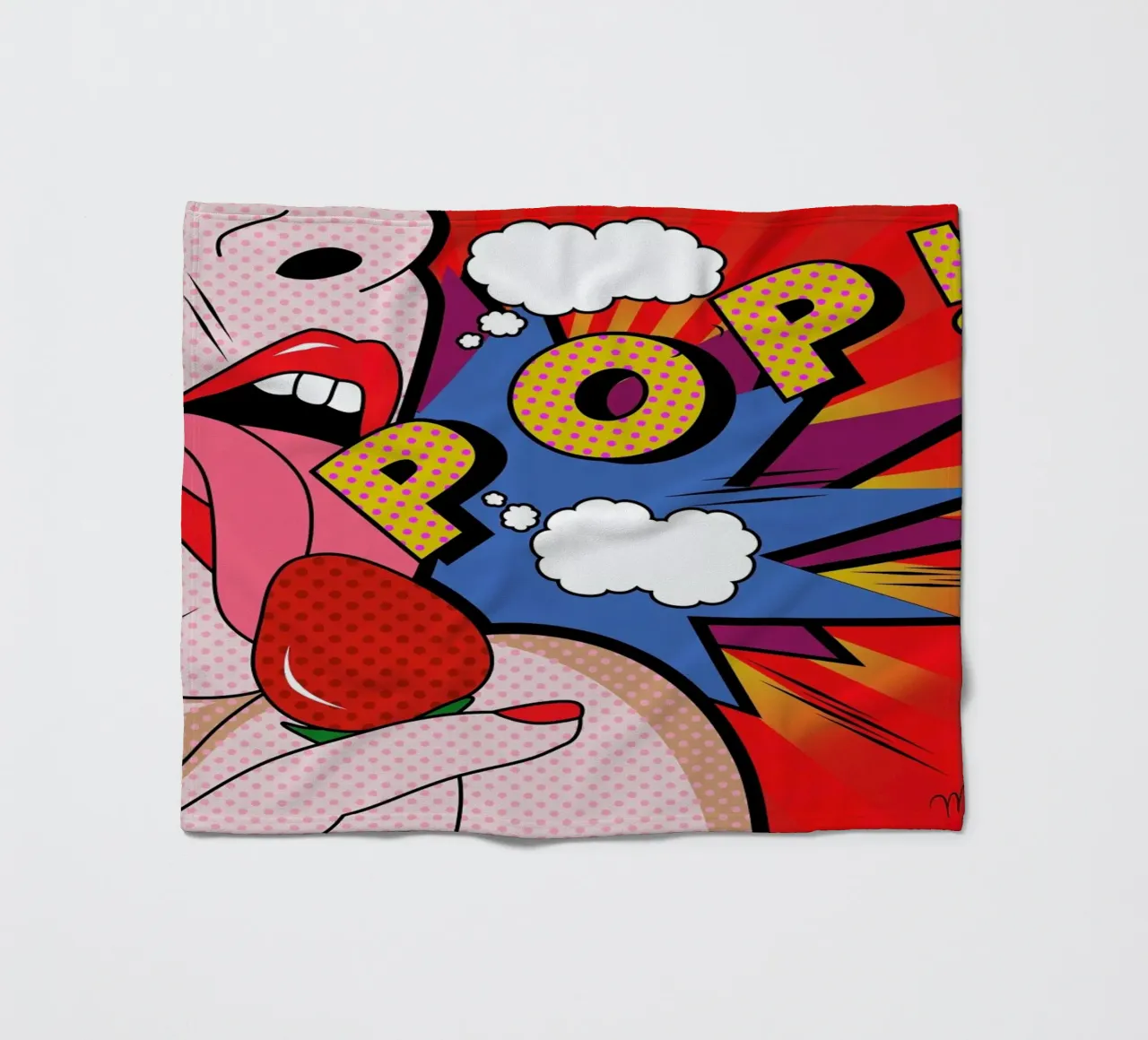 Pop Fleecedecke von Mark Ashkenazi