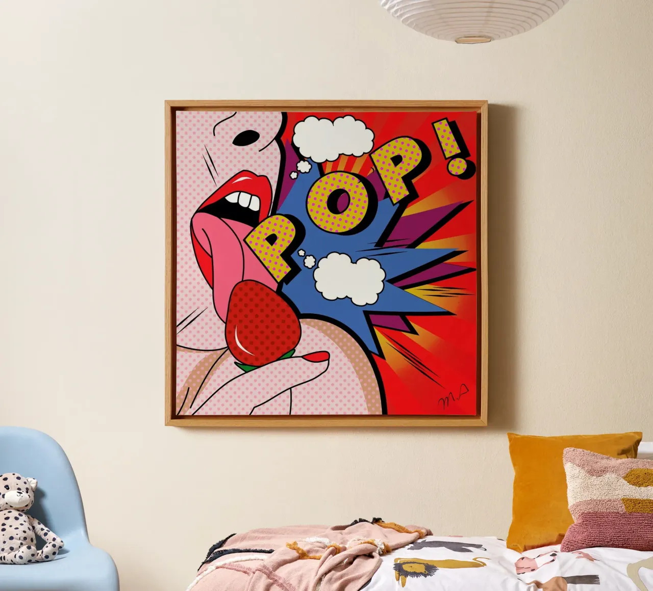 Pop tela con Cornice a cassetta da Mark Ashkenazi