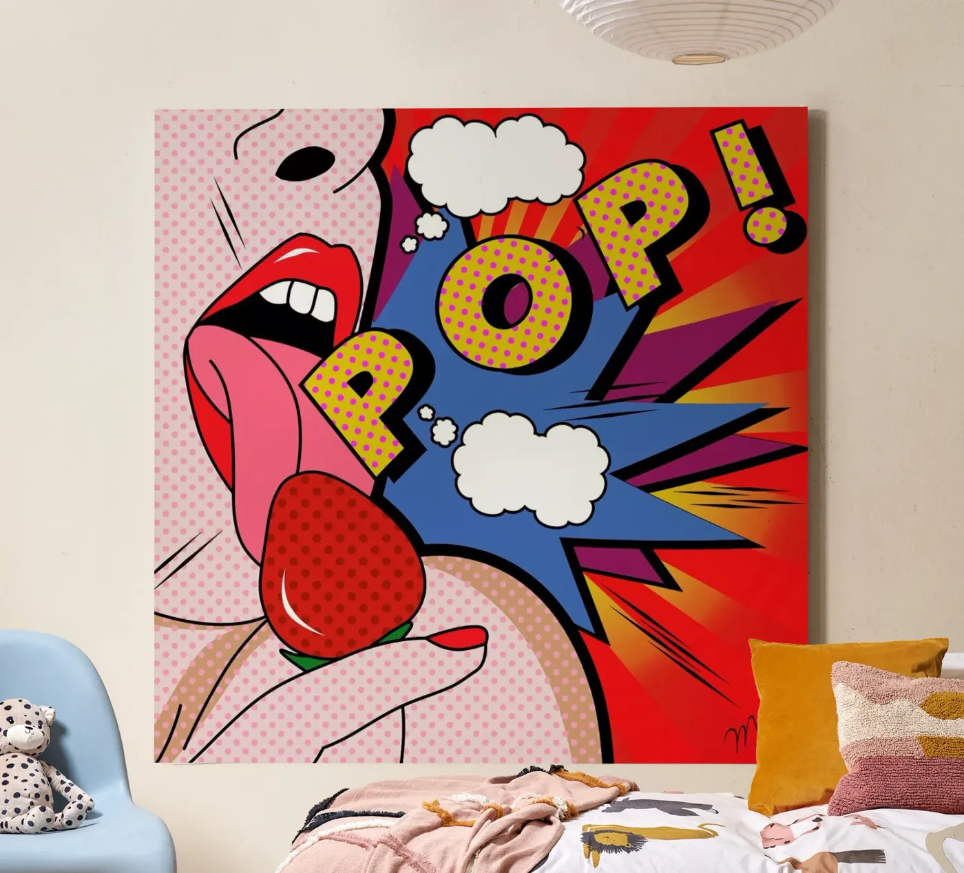 Pop canvas van Mark Ashkenazi
