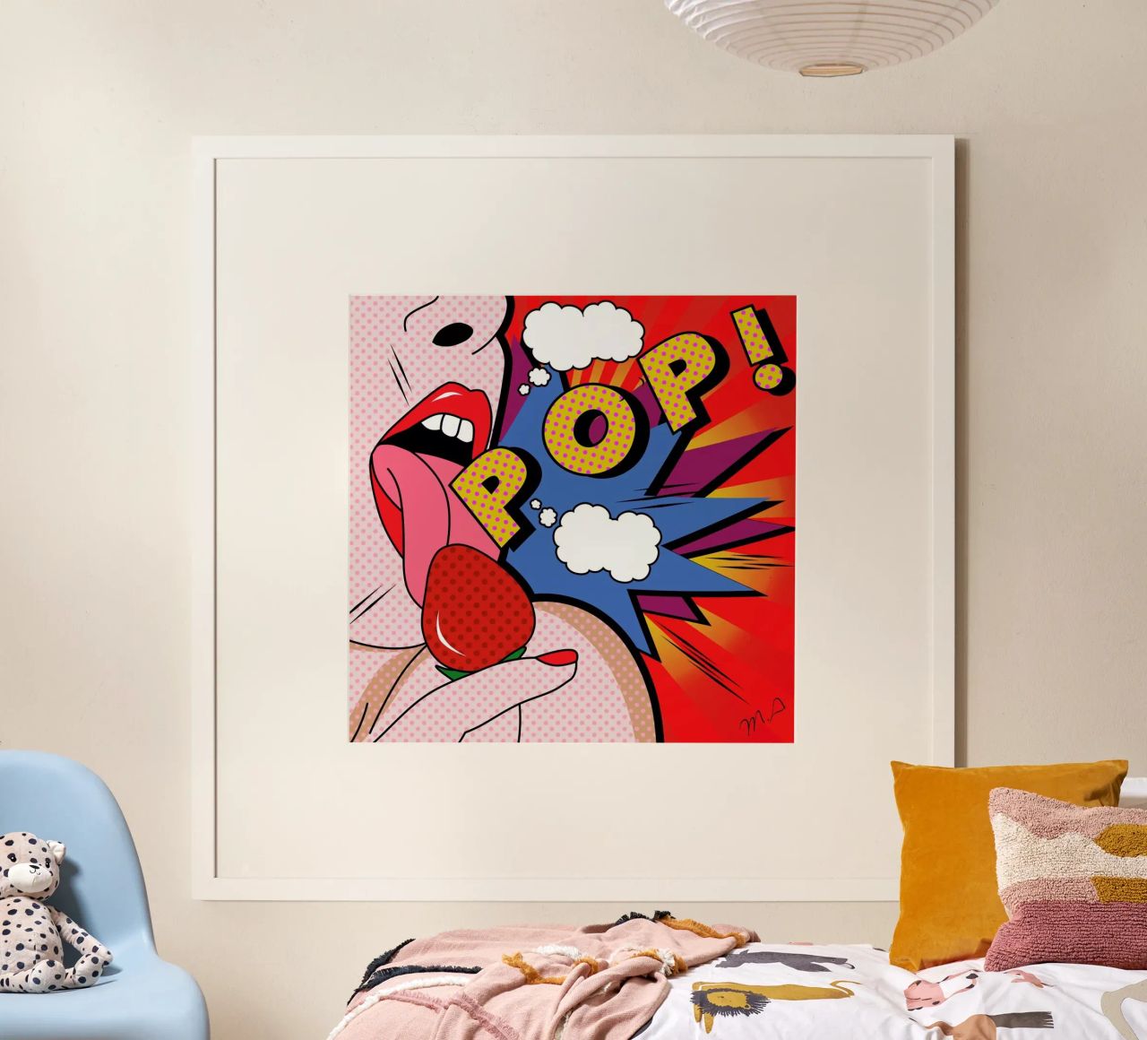 Pop Poster von Mark Ashkenazi