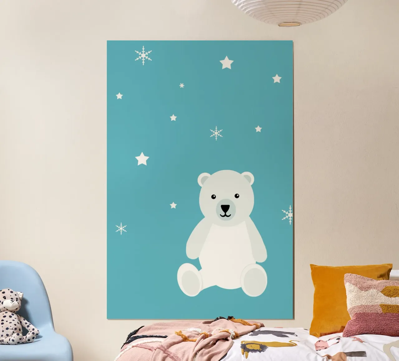 ourson poster con telaio in plastica da alexiableu