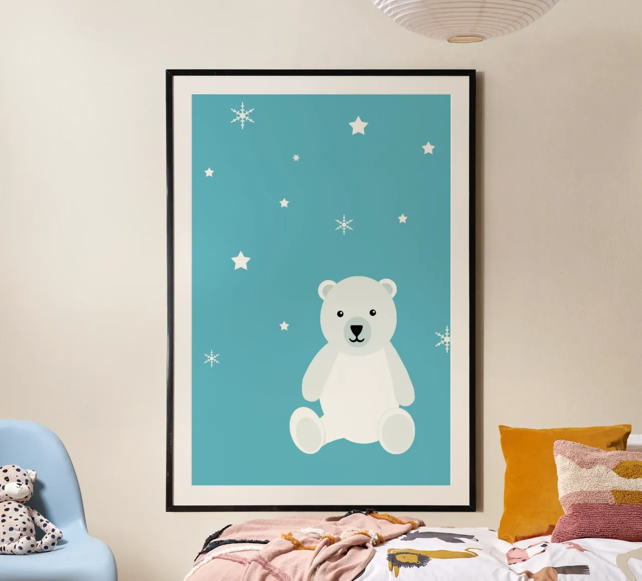 ourson poster con telaio in plastica da alexiableu