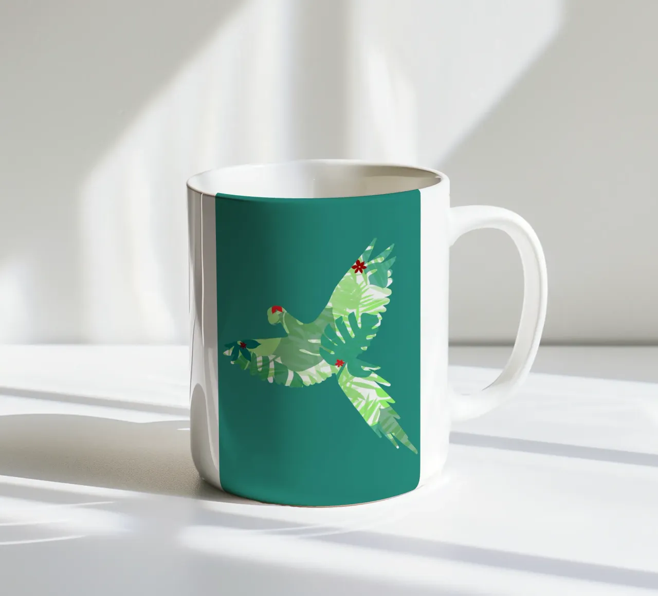 perroquet jungle 2 tazza in ceramica da alexiableu