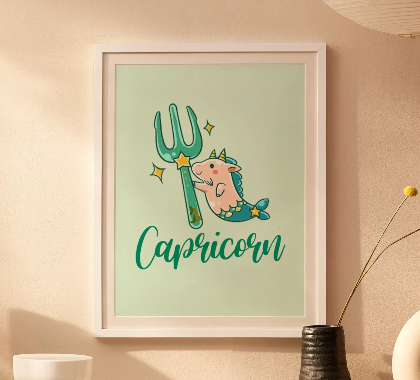 Capricorn poster van Kiroiharu